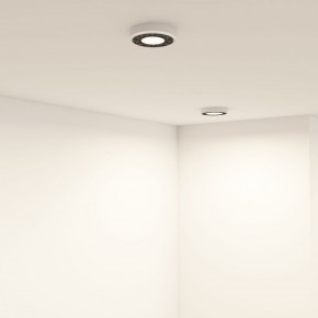 DK2440-WB Встраиваемый светильник DUAL 5+5 Вт, LED 4000K, IP 20, d90mm, белый/черный, алюминий/акрил в Коротчаево - korotchaevo.ok-mebel.com | фото 6