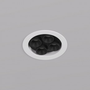 DK2510-WB Встраиваемый светильник SPACE со светодиодом d65 220V 8W 38° 4000К IP20 белый/черный алюминий в Коротчаево - korotchaevo.ok-mebel.com | фото 2