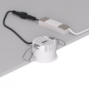 DK2510-WB Встраиваемый светильник SPACE со светодиодом d65 220V 8W 38° 4000К IP20 белый/черный алюминий в Коротчаево - korotchaevo.ok-mebel.com | фото 3