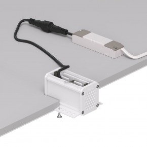 DK2530-WB Встраиваемый светильник SPACE со светодиодом под шпатлевку L69mm 220V 6W 38° 4000К IP20 белый/черный алюминий в Коротчаево - korotchaevo.ok-mebel.com | фото 5