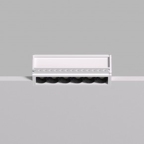 DK2531-WB Встраиваемый светильник SPACE со светодиодом под шпатлевку L126mm 220V 10W 38° 4000К IP20 белый/черный алюминий в Коротчаево - korotchaevo.ok-mebel.com | фото 4