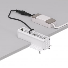 DK2531-WB Встраиваемый светильник SPACE со светодиодом под шпатлевку L126mm 220V 10W 38° 4000К IP20 белый/черный алюминий в Коротчаево - korotchaevo.ok-mebel.com | фото 5