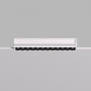 DK2532-WB Встраиваемый светильник SPACE со светодиодом под шпатлевку L240mm 220V 20W 38° 4000К IP20 белый/черный алюминий в Коротчаево - korotchaevo.ok-mebel.com | фото 3