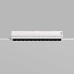 DK2532-WB Встраиваемый светильник SPACE со светодиодом под шпатлевку L240mm 220V 20W 38° 4000К IP20 белый/черный алюминий в Коротчаево - korotchaevo.ok-mebel.com | фото 4
