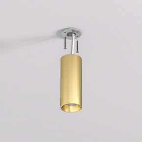 DK2615-SB Накладной светильник SHINE TUBE со светодиодом, D45*H115, IP20, 3000К, 7W, RA?90, сатинированная латунь, алюминий в Коротчаево - korotchaevo.ok-mebel.com | фото 3