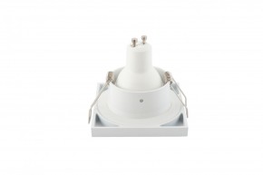 DK3014-WH Встраиваемый светильник влагозащ., IP 44, 50 Вт, GU10, белый, алюминий в Коротчаево - korotchaevo.ok-mebel.com | фото 5