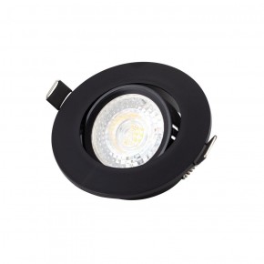 DK3020-BK Встраиваемый светильник, IP 20, 10 Вт, GU5.3, LED, черный, пластик в Коротчаево - korotchaevo.ok-mebel.com | фото 1