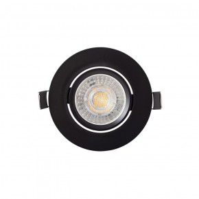 DK3020-BK Встраиваемый светильник, IP 20, 10 Вт, GU5.3, LED, черный, пластик в Коротчаево - korotchaevo.ok-mebel.com | фото 3