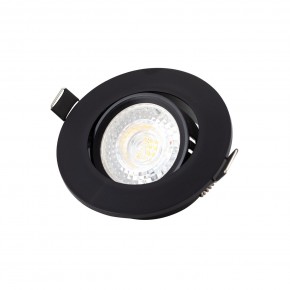 DK3020-BK Встраиваемый светильник, IP 20, 10 Вт, GU5.3, LED, черный, пластик в Коротчаево - korotchaevo.ok-mebel.com | фото 2