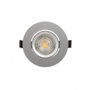DK3020-CM Встраиваемый светильник, IP 20, 10 Вт, GU5.3, LED, серый, пластик в Коротчаево - korotchaevo.ok-mebel.com | фото 1