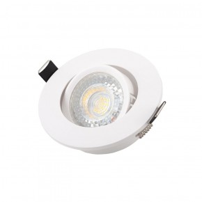 DK3020-WH Встраиваемый светильник, IP 20, 10 Вт, GU5.3, LED, белый, пластик в Коротчаево - korotchaevo.ok-mebel.com | фото 3