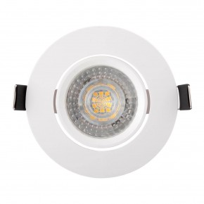 DK3020-WH Встраиваемый светильник, IP 20, 10 Вт, GU5.3, LED, белый, пластик в Коротчаево - korotchaevo.ok-mebel.com | фото