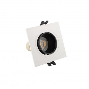 DK3021-WB Встраиваемый светильник, IP 20, 10 Вт, GU5.3, LED, белый/черный, пластик в Коротчаево - korotchaevo.ok-mebel.com | фото 2
