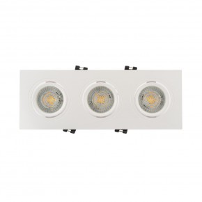 DK3023-WH Встраиваемый светильник, IP 20, 10 Вт, GU5.3, LED, белый, пластик в Коротчаево - korotchaevo.ok-mebel.com | фото