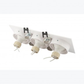 DK3023-WH Встраиваемый светильник, IP 20, 10 Вт, GU5.3, LED, белый, пластик в Коротчаево - korotchaevo.ok-mebel.com | фото 4