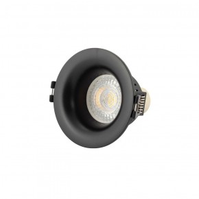 DK3024-BK Встраиваемый светильник, IP 20, 10 Вт, GU5.3, LED, черный, пластик в Коротчаево - korotchaevo.ok-mebel.com | фото 1