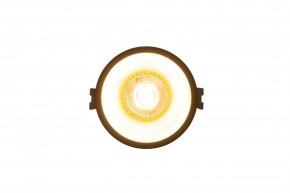 DK3026-BG Встраиваемый светильник, IP 20, 10 Вт, GU5.3, LED, черный/золотой, пластик в Коротчаево - korotchaevo.ok-mebel.com | фото 2