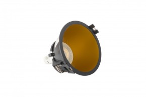 DK3026-BG Встраиваемый светильник, IP 20, 10 Вт, GU5.3, LED, черный/золотой, пластик в Коротчаево - korotchaevo.ok-mebel.com | фото 4