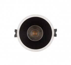 DK3026-WB Встраиваемый светильник, IP 20, 10 Вт, GU5.3, LED, белый/черный, пластик в Коротчаево - korotchaevo.ok-mebel.com | фото