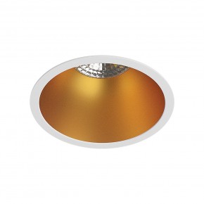 DK3026-WG Встраиваемый светильник, IP 20, 10 Вт, GU5.3, LED, белый/золотой, пластик в Коротчаево - korotchaevo.ok-mebel.com | фото