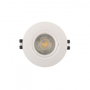 DK3028-WH Встраиваемый светильник, IP 20, 10 Вт, GU5.3, LED, белый, пластик в Коротчаево - korotchaevo.ok-mebel.com | фото 1