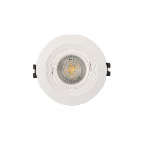 DK3029-WH Встраиваемый светильник, IP 20, 10 Вт, GU5.3, LED, белый, пластик в Коротчаево - korotchaevo.ok-mebel.com | фото 1