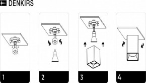 DK3030-WH Светильник накладной IP 20, 10 Вт, GU5.3, LED, белый, пластик в Коротчаево - korotchaevo.ok-mebel.com | фото 8