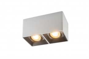 DK3035-WB Светильник накладной IP 20, 10 Вт, GU5.3, LED, белый/черный, пластик в Коротчаево - korotchaevo.ok-mebel.com | фото