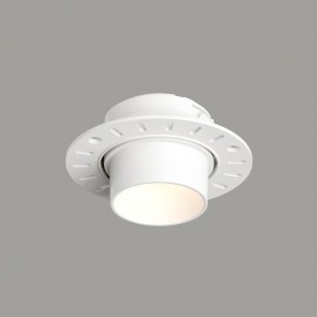 DK3056-WH Встраиваемый светильник под шпатлевку, IP20, до 15 Вт, LED, GU5,3, белый, пластик в Коротчаево - korotchaevo.ok-mebel.com | фото 1
