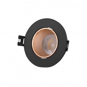 DK3061-BBR Встраиваемый светильник, IP 20, 10 Вт, GU5.3, LED, черный/бронзовый, пластик в Коротчаево - korotchaevo.ok-mebel.com | фото 1