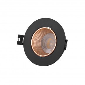 DK3061-BBR Встраиваемый светильник, IP 20, 10 Вт, GU5.3, LED, черный/бронзовый, пластик в Коротчаево - korotchaevo.ok-mebel.com | фото