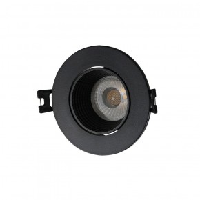 DK3061-BK Встраиваемый светильник, IP 20, 10 Вт, GU5.3, LED, черный/черный, пластик в Коротчаево - korotchaevo.ok-mebel.com | фото