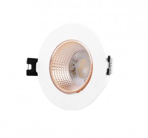 DK3061-WBR Встраиваемый светильник, IP 20, 10 Вт, GU5.3, LED, белый/бронзовый, пластик в Коротчаево - korotchaevo.ok-mebel.com | фото