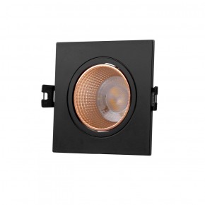 DK3071-BBR Встраиваемый светильник, IP 20, 10 Вт, GU5.3, LED, черный/бронзовый, пластик в Коротчаево - korotchaevo.ok-mebel.com | фото