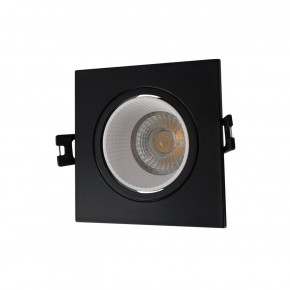 DK3071-BK+WH Встраиваемый светильник, IP 20, 10 Вт, GU5.3, LED, черный/белый, пластик в Коротчаево - korotchaevo.ok-mebel.com | фото