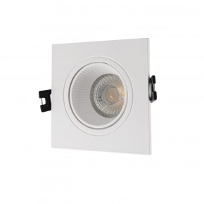 DK3071-WH Встраиваемый светильник, IP 20, 10 Вт, GU5.3, LED, белый/белый, пластик в Коротчаево - korotchaevo.ok-mebel.com | фото
