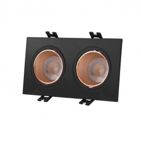 DK3072-BBR Встраиваемый светильник, IP 20, 10 Вт, GU5.3, LED, черный/бронзовый, пластик в Коротчаево - korotchaevo.ok-mebel.com | фото