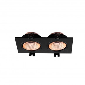 DK3072-BBR Встраиваемый светильник, IP 20, 10 Вт, GU5.3, LED, черный/бронзовый, пластик в Коротчаево - korotchaevo.ok-mebel.com | фото 2