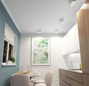 DK3085-WH+BR Светильник накладной IP 20, 10 Вт, GU5.3, LED, белый/бронзовый, пластик в Коротчаево - korotchaevo.ok-mebel.com | фото 2