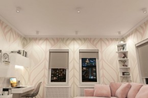 DK3090-WH+CH Светильник накладной IP 20, 10 Вт, GU5.3, LED, белый/хром, пластик в Коротчаево - korotchaevo.ok-mebel.com | фото 2
