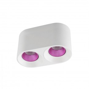 DK3096-WH+PI Светильник накладной IP 20, 10 Вт, GU5.3, LED, белый/розовый, пластик в Коротчаево - korotchaevo.ok-mebel.com | фото