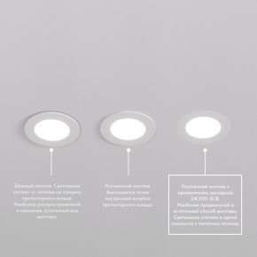 DK3101-WH Встраиваемый влагозащищенный светильник, IP65, до 10 Вт, LED, GU5,3, белый в Коротчаево - korotchaevo.ok-mebel.com | фото 6