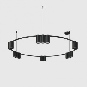 DK4067-BK Подвесной светильник ORBIT, IP20, 15xGU10 LED до 15 Вт, черный матовый, алюминий в Коротчаево - korotchaevo.ok-mebel.com | фото 2