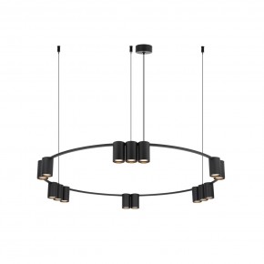 DK4067-BK Подвесной светильник ORBIT, IP20, 15xGU10 LED до 15 Вт, черный матовый, алюминий в Коротчаево - korotchaevo.ok-mebel.com | фото 3