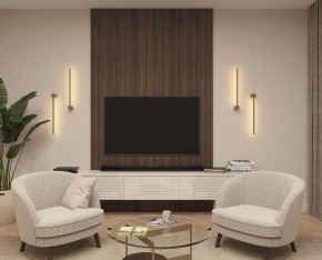 DK5010-SG Бра 600 мм, 3000К, IP20, 5 Вт, матовое золото в Коротчаево - korotchaevo.ok-mebel.com | фото 5