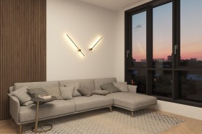 DK5012-SG Бра 800 мм, 3000К, IP20,7 Вт, матовое золото в Коротчаево - korotchaevo.ok-mebel.com | фото 7