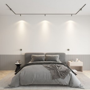 DK5072-DN Бра SHINE WALL со светодиодом, D104*H68, IP20, 3000К, 3W, RA?90, темный никель, алюминий в Коротчаево - korotchaevo.ok-mebel.com | фото 4