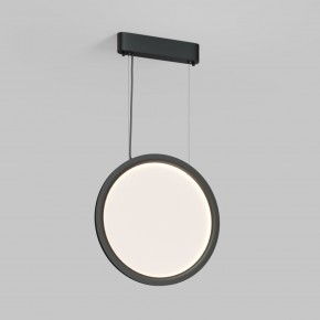 DK6604-BK Подвесной вертикальный светильник Veil со светодиодом H1500 d450 220V 36W 3000-6000K IP20 черный алюминий в Коротчаево - korotchaevo.ok-mebel.com | фото