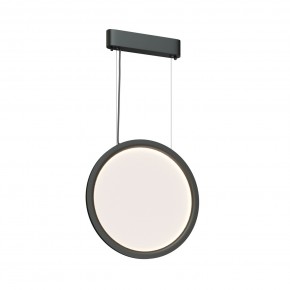 DK6604-BK Подвесной вертикальный светильник Veil со светодиодом H1500 d450 220V 36W 3000-6000K IP20 черный алюминий в Коротчаево - korotchaevo.ok-mebel.com | фото 3