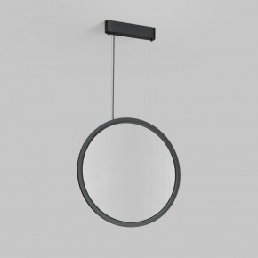 DK6606-BK Подвесной вертикальный светильник Veil со светодиодом H1700 d600 220V 48W 3000-6000K IP20 черный алюминий в Коротчаево - korotchaevo.ok-mebel.com | фото 2